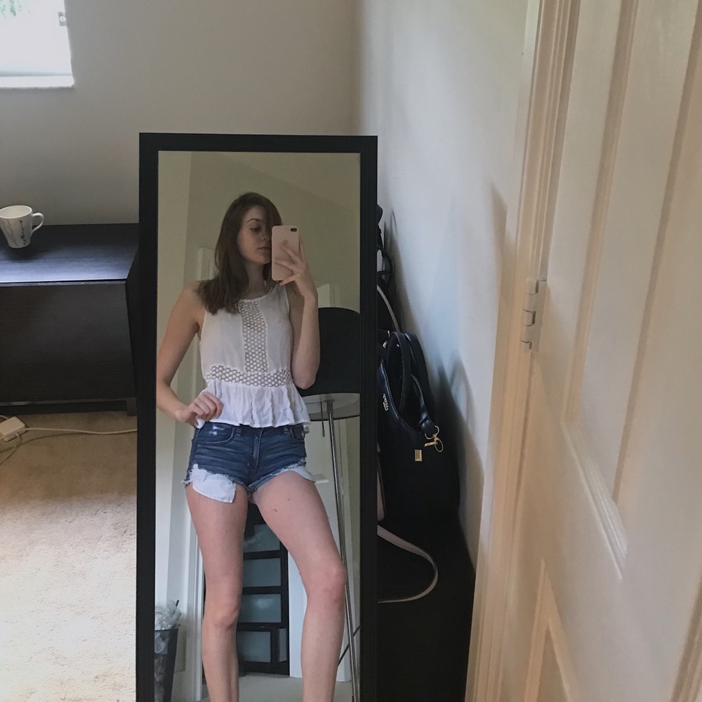 White tank top